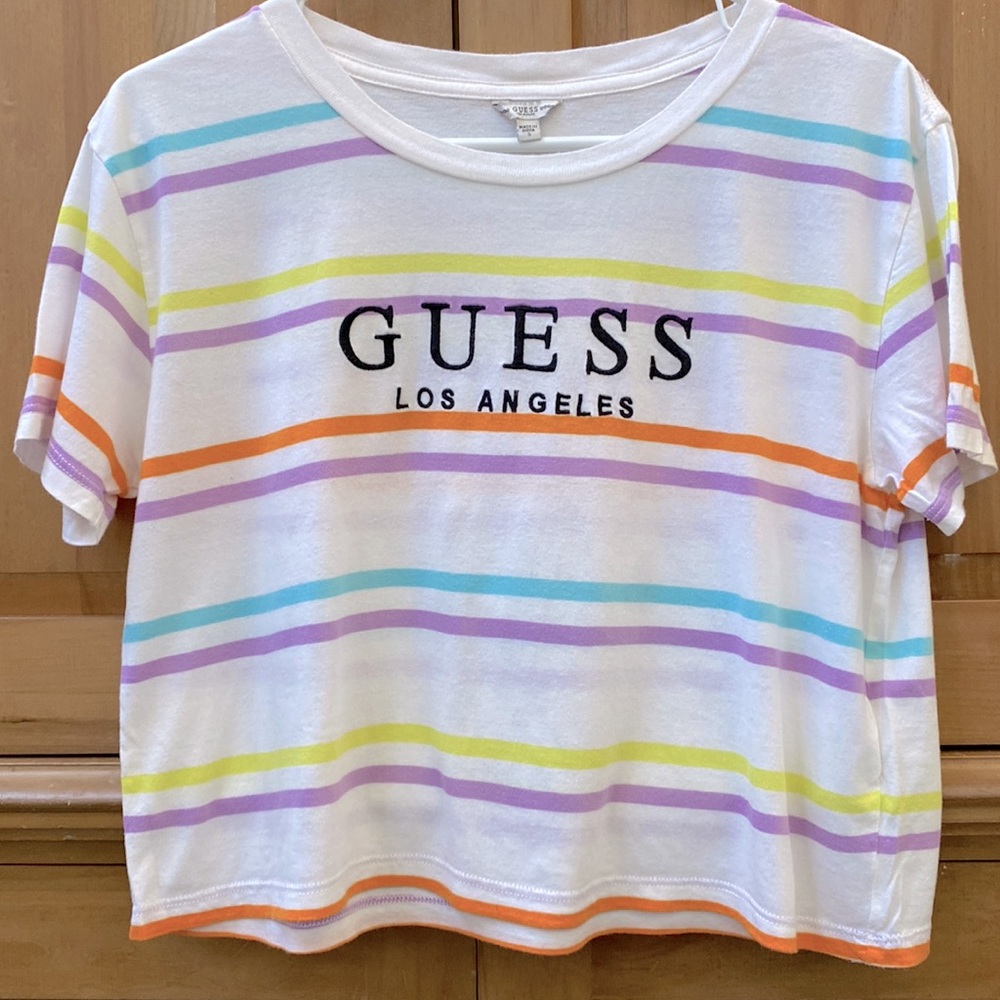 Guess | Boxy crop logo tee